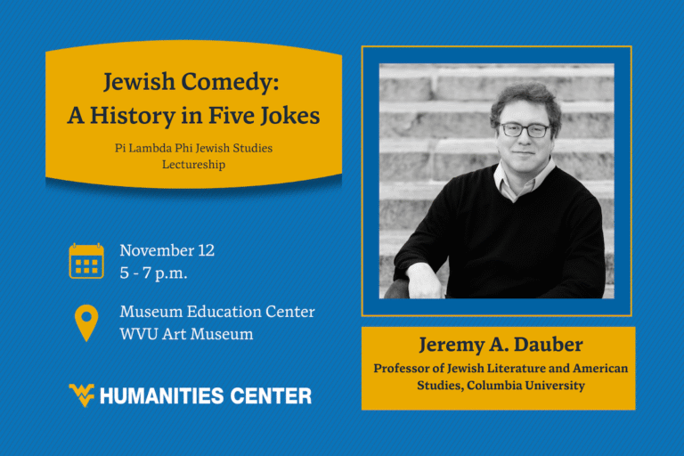 Jewish Comedy Lecture at WVU Explores Humor Through Five Jokes