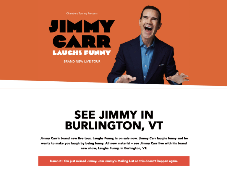 Jimmy Carr Pushes Boundaries With Dark Laughs at Burlington’s Flynn on Halloween Night