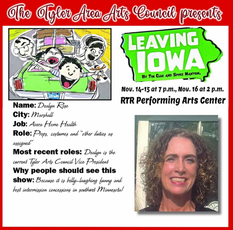 Tyler Area Arts Council Brings the Comedic Road-Trip Play Leaving Iowa to the Stage This Weekend