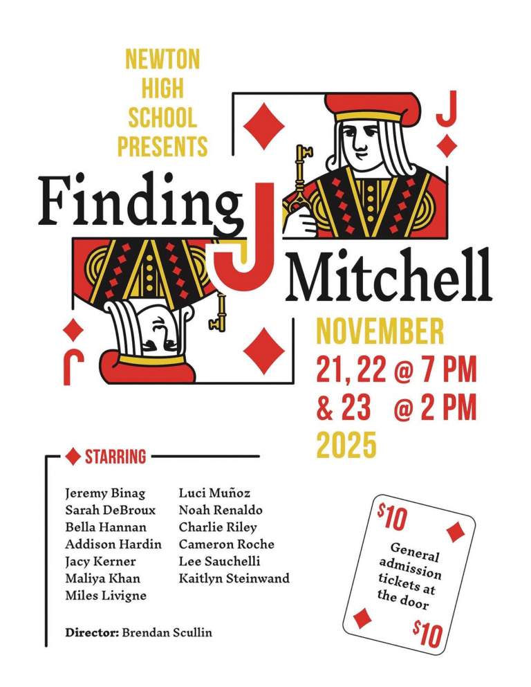 Newton High School Brings the Comedy-Mystery Play Finding J Mitchell to the Stage This Weekend